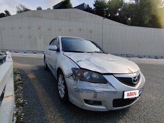 2006 Mazda 3 I (BK) Рестайлинг, серебристый, 285000 рублей, вид 1