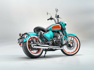 2026 Royal Enfield Goan Classic 350, голубой, 537000 рублей, вид 3