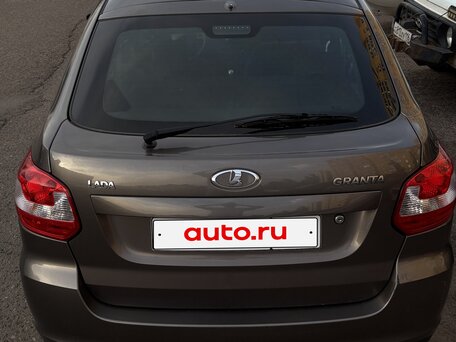 2017 Lada (ВАЗ) Granta I, коричневый, 499000 рублей, вид 4