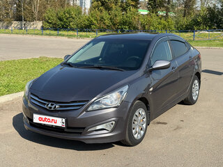 2016 Hyundai Solaris I Рестайлинг, серый, 1050000 рублей, вид 2