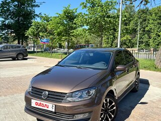 2019 Volkswagen Polo V Рестайлинг, коричневый, 1520000 рублей, вид 2
