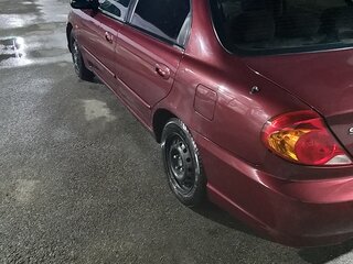 2006 Kia Spectra I Рестайлинг 2, красный, 165500 рублей, вид 5