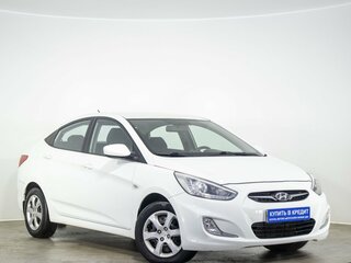 2013 Hyundai Solaris I, белый, 1009000 рублей, вид 1