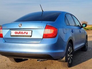 2014 Skoda Rapid I, синий, 550000 рублей, вид 4