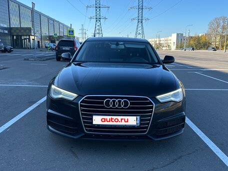 2017 Audi A6 IV (C7) Рестайлинг, чёрный, 1650000 рублей, вид 2