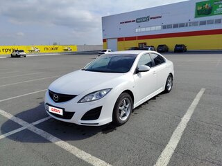 2012 Mazda 6 II (GH) Рестайлинг, белый, 900000 рублей, вид 2