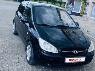 2007 Hyundai Getz I Рестайлинг, чёрный, 490000 рублей, вид 1