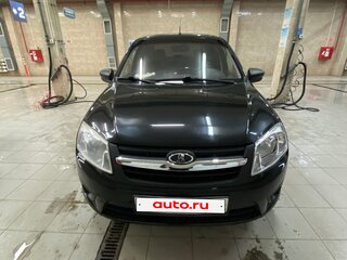 2017 Lada (ВАЗ) Granta I, чёрный, 500000 рублей, вид 2