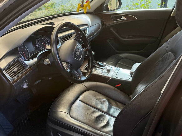 2012 Audi A6 IV (C7), серый, 1450000 рублей - вид 12
