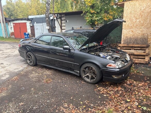 1996 Toyota Mark II VIII (X100), чёрный, 960000 рублей - вид 14