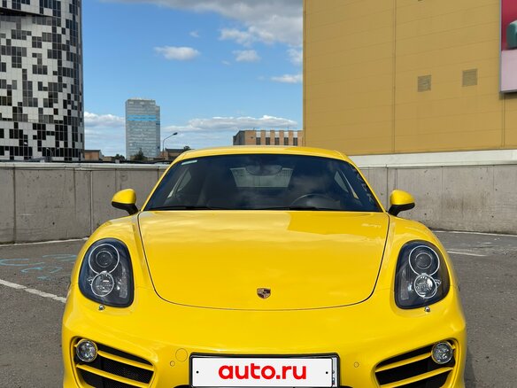 2014 Porsche Cayman II (981), жёлтый, 4900000 рублей - вид 4