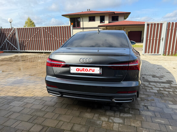 2021 Audi A6 45 TFSI V (C8), серый, 4150000 рублей - вид 3