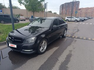 2012 Mercedes-Benz C-Класс 180 BlueEFFICIENCY III (W204) Рестайлинг, чёрный, 1150000 рублей, вид 1