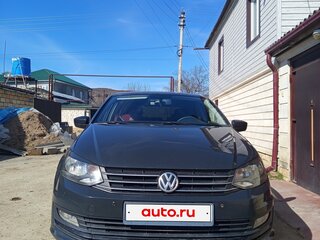 2016 Volkswagen Polo V Рестайлинг, синий, 785000 рублей, вид 1