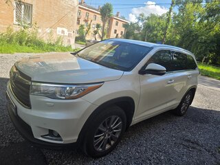 2014 Toyota Highlander III (XU50), белый, 2600000 рублей, вид 1