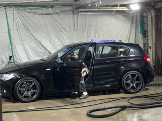 2006 BMW 1 серии 130i I (E81/E82/E87/E88), чёрный, 1700000 рублей, вид 3