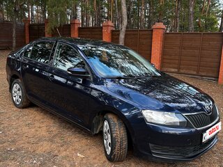 2017 Skoda Rapid I Рестайлинг, синий, 880000 рублей, вид 4