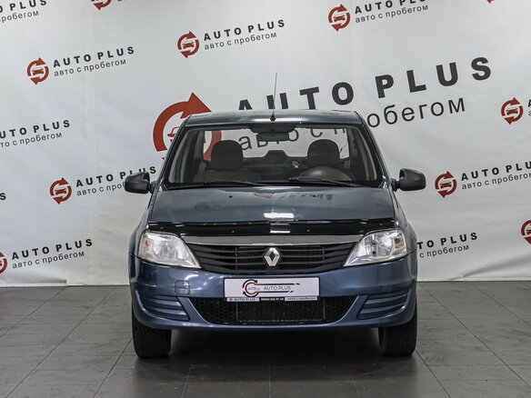 2012 Renault Logan I Рестайлинг, синий, 299000 рублей - вид 2