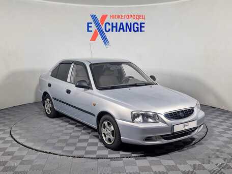 2012 Hyundai Accent ТагАЗ II, серебристый, 531000 рублей, вид 2
