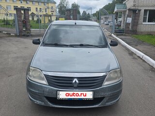 2011 Renault Logan I Рестайлинг, синий, 350000 рублей, вид 1