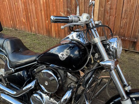 1995 Kawasaki VN400 Vulcan, чёрный, 320000 рублей, вид 3