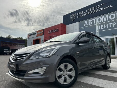 2016 Hyundai Solaris I Рестайлинг, серый, 970000 рублей, вид 3