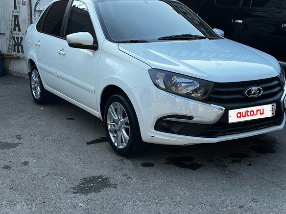 2019 Lada (ВАЗ) Granta I Рестайлинг, белый, 540000 рублей - вид 3