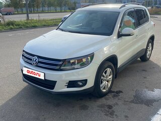 2014 Volkswagen Tiguan I Рестайлинг, белый, 1099000 рублей, вид 1