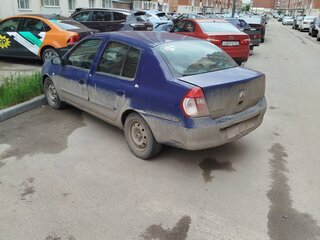 2007 Renault Symbol I Рестайлинг 2, синий, 70000 рублей, вид 4