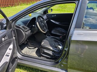 2014 Hyundai Solaris I Рестайлинг, серый, 999000 рублей, вид 5