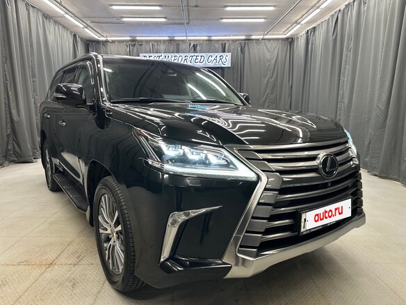 2019 Lexus LX 570 III Рестайлинг 2, чёрный - вид 1