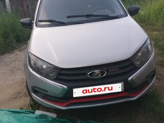 2019 Lada (ВАЗ) Granta I Рестайлинг, серебристый, 414000 рублей, вид 1