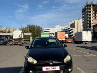 2010 Volkswagen Golf VI, чёрный, 495000 рублей, вид 3