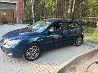 2007 Mazda 3 I (BK) Рестайлинг, синий, 335000 рублей, вид 4