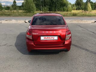2019 Lada (ВАЗ) Granta I Рестайлинг, красный, 450000 рублей, вид 4