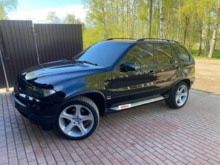 2003 BMW X5 4.4i I (E53), чёрный, 1300000 рублей, вид 5