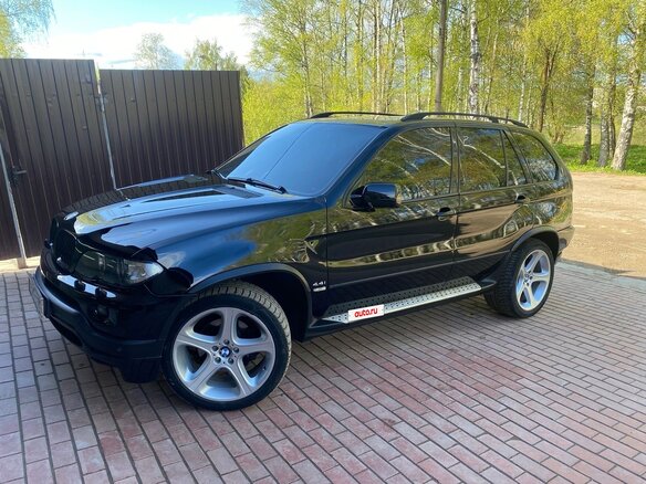 2003 BMW X5 4.4i I (E53), чёрный, 1300000 рублей - вид 4