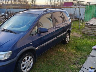 2004 Opel Zafira A Рестайлинг, синий, 430000 рублей, вид 4