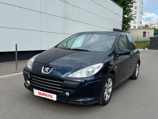 2006 Peugeot 307 I Рестайлинг, синий, 340000 рублей, вид 2