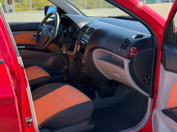 2007 Kia Picanto I Рестайлинг, красный, 460000 рублей - вид 21