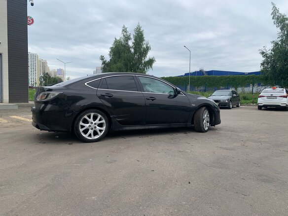 2008 Mazda 6 II (GH), чёрный, 650000 рублей - вид 4