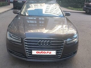 2014 Audi A8 Long III (D4) Рестайлинг, коричневый, 3900000 рублей, вид 2