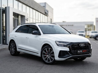 2018 Audi Q8 50 TDI I (4M), белый, 5800000 рублей, вид 1