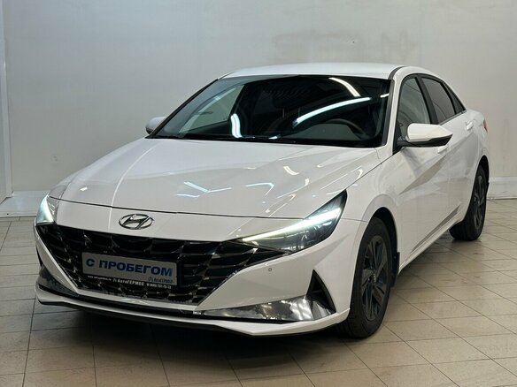 2021 Hyundai Elantra VII (CN7), белый