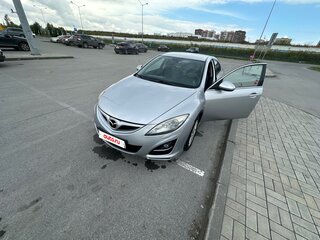 2010 Mazda 6 II (GH) Рестайлинг, серебристый, 950000 рублей, вид 2