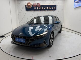 2022 Hyundai Elantra VII (CN7), синий, 1400000 рублей, вид 2