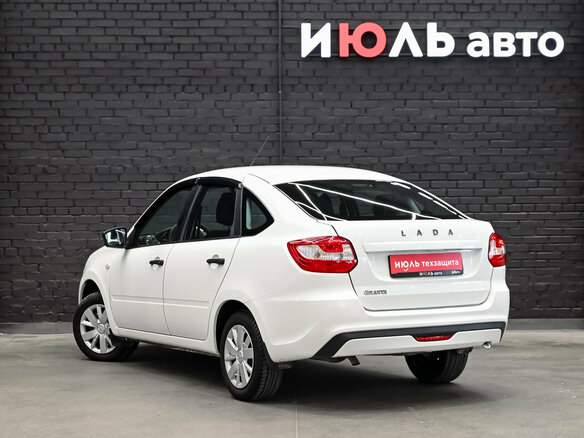 2019 Lada (ВАЗ) Granta I Рестайлинг, белый, 610000 рублей - вид 6