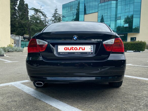 2008 BMW 3 серии 320i V (E90/E91/E92/E93), чёрный - вид 3