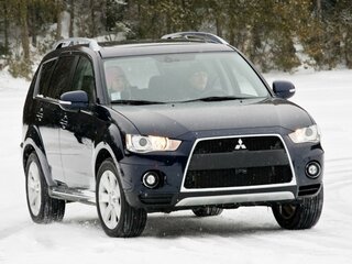 2010 Mitsubishi Outlander II Рестайлинг, синий, 1100000 рублей, вид 1