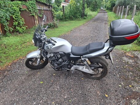 2001 Honda CB 400 Super Four, серебристый, 315000 рублей, вид 1